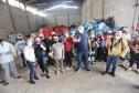 Secretaria da Justiça, Família e Trabalho entrega 1.245 cestas básicas para famílias com crianças e adolescentes de cooperativas dos coletores de materiais recicláveis
