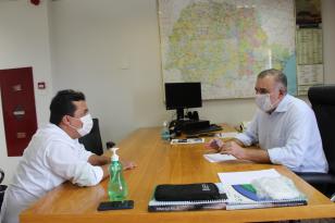 Secretário Ney Leprevost recebe visita do prefeito de Goioerê