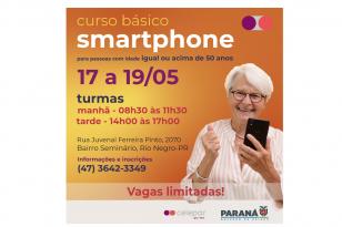  Paraná promove curso de Smartphone para idosos em Rio Negro Paraná promove curso de Smartphone para idosos em Rio Negro