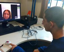 Adolescentes recebem atendimentos e consultas médicas por videochamadas nas Unidades de Socioeducação do Paraná