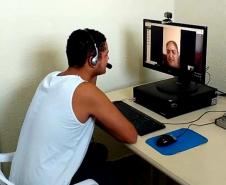 Adolescentes recebem atendimentos e consultas médicas por videochamadas nas Unidades de Socioeducação do Paraná