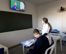 Adolescentes recebem aulas EaD nas Unidades Socioeducativa do Paraná
