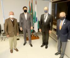Eder Colaço recebe visita do presidente da Associação Comercial do Paraná