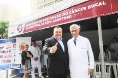 Ney Leprevost participa da 31ª Campanha de Prevenção do Câncer Bucal do Hospital Erasto Gaertner