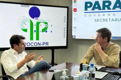 Santin Roveda e Alexandre Curi definem prioridades para a agenda legislativa