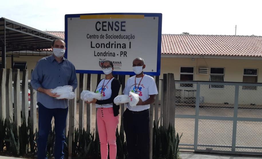 Unidades Socioeducativas do Paraná recebem doações de máscaras e EPI’s durante a pandemia