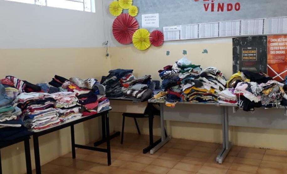 Agências do Trabalhador arrecadam mais de 10 mil peças de roupas para a Campanha Aquece Paraná