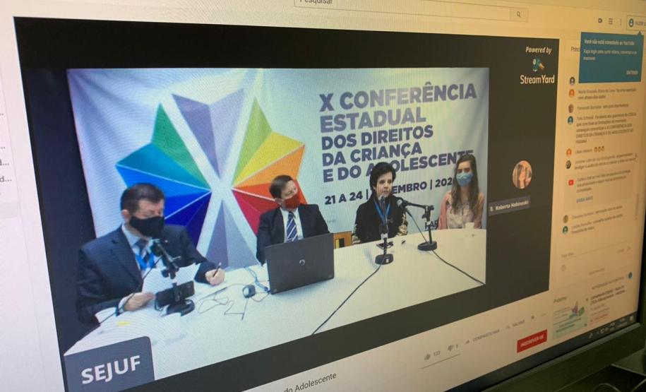 Presidente do Conselho Estadual enaltece trabalho do secretário Ney Leprevost durante abertura da Conferência da Criança e do Adolescente