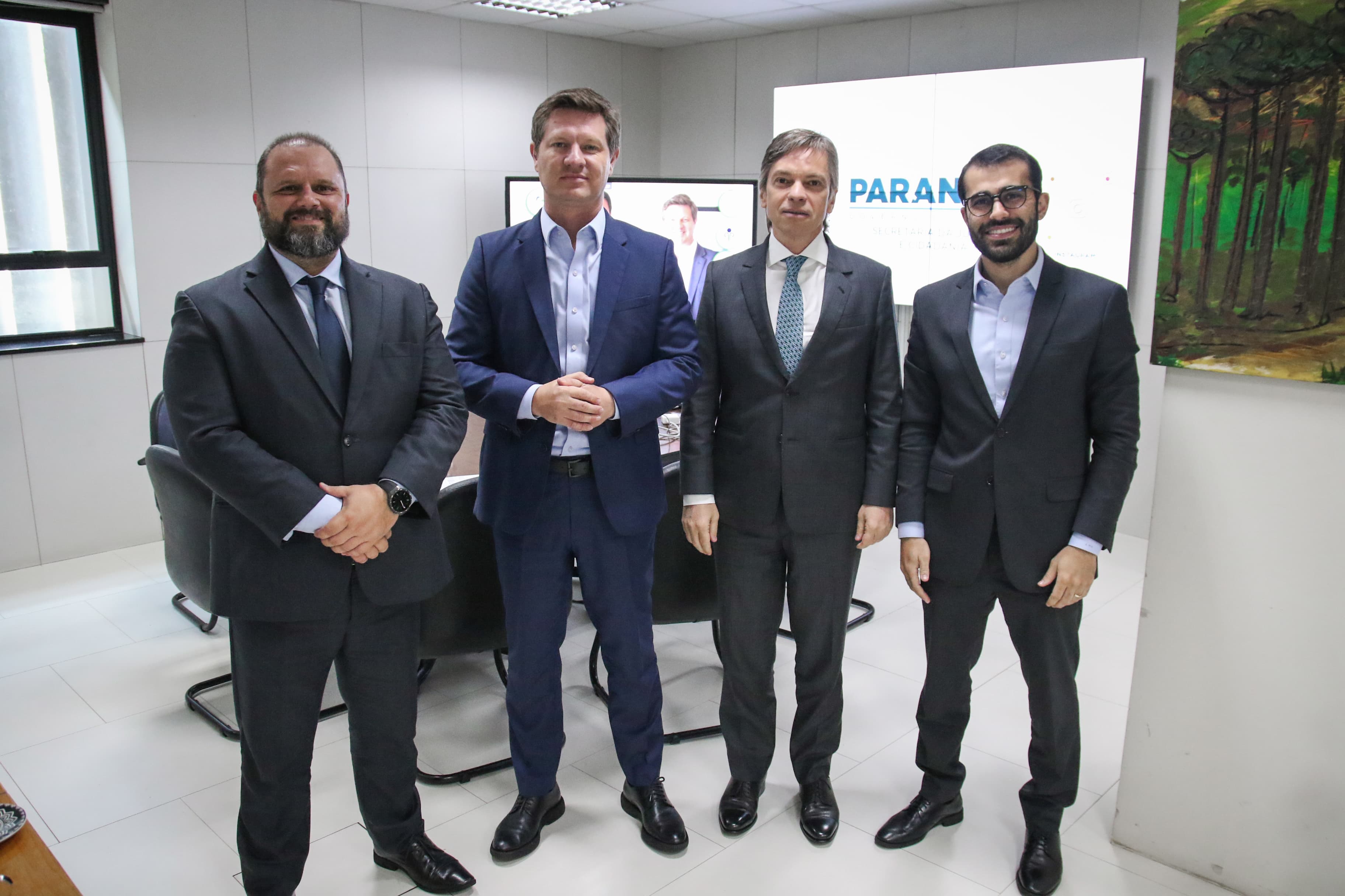 Encontro entre Santin Roveda e Luiz Fernando Casagrande Pereira fortalece acesso à justiça no Paraná