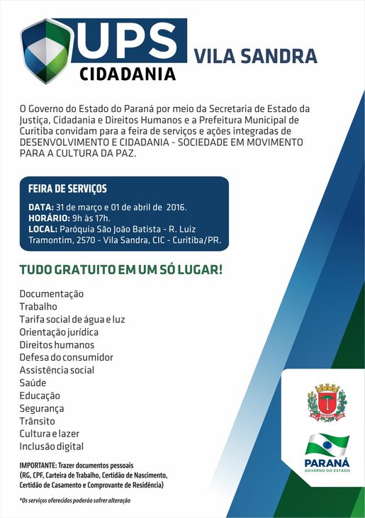 UPS-Cidadania Vila Sandra 