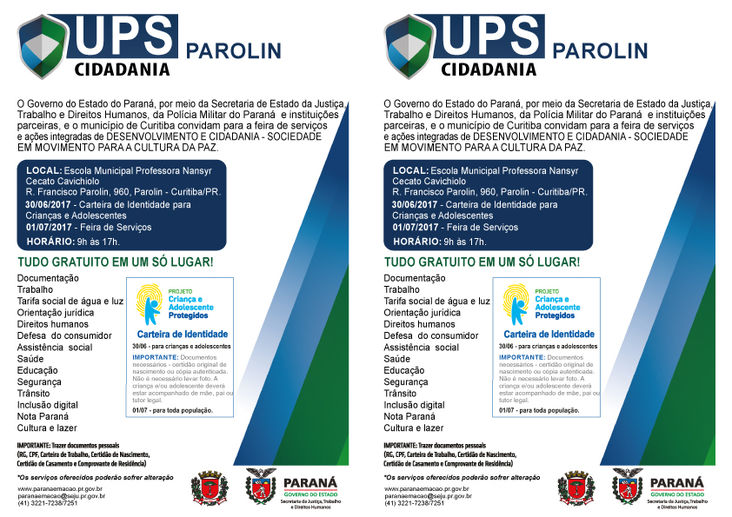 UPS-Cidadania Parolin