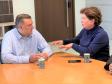 Ney Leprevost recebe prefeita de Colombo