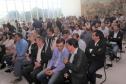 Prefeitos e demais participantes no evento de ampliação do Programa Caixa d'Água
