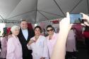 Luciana Massa e Ney Leprevost no Outubro Rosa do Hospital Erasto Gaertner