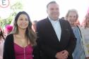 Luciana Massa e Ney Leprevost no Outubro Rosa do Hospital Erasto Gaertner