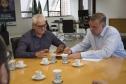 Ney Leprevost e coronel Pancotti recebem representantes dos servidores do Sistema Socioeducativo do Paraná