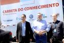 Ney Leprevost participa da aula inaugural da Carreta do Conhecimento, em Santa Felicidade