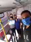Ônibus da Agência do Trabalhador arrecada doações para instituições em frente ao Shopping Mueller