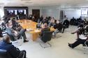 Secretário da Justiça, Família e Trabalho, Mauro Rockenbach, realiza primeira reunião geral com diretores e coordenadores para retomada econômica do Paraná