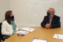 Secretário Mauro Rockenbach recebe deputada Federal Leandre Dal Ponte para articular políticas públicas nas áreas da mulher, idoso, criança e adolescente
