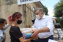 Secretaria da Justiça, Cufa, Defesa Civil e Família Solidária entregam cestas básicas para 600 famílias da Vila Torres e comunidade Tiradentes  Com a intenção de minimizar os impactos sociais do coronavírus em famílias que estão na situação de vulnerabilidade social das comunidades Vila Torres e Nova Tiradentes, a rede de voluntários ‘Família Solidária’ da Secretaria da Justiça, Família e Trabalho, a Central Única das Favelas (Cufa) e Defesa Civil entregaram nesta sexta-feira (18) cestas básicas para mais d
