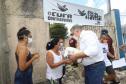 Secretaria da Justiça, Cufa, Defesa Civil e Família Solidária entregam cestas básicas para 600 famílias da Vila Torres e comunidade Tiradentes  Com a intenção de minimizar os impactos sociais do coronavírus em famílias que estão na situação de vulnerabilidade social das comunidades Vila Torres e Nova Tiradentes, a rede de voluntários ‘Família Solidária’ da Secretaria da Justiça, Família e Trabalho, a Central Única das Favelas (Cufa) e Defesa Civil entregaram nesta sexta-feira (18) cestas básicas para mais d