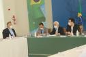 Ratinho Junior e Ney Leprevost executam maior repasse da história para entidades que atendem crianças