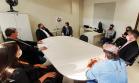Secretaria da Justiça recebe visita dos prefeitos de Esperança Nova, Nova Cantu, Cânidido de Abreu e Lindoeste