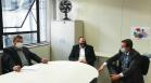 Secretaria da Justiça recebe visita dos prefeitos de Esperança Nova, Nova Cantu, Cânidido de Abreu e Lindoeste