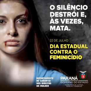 Governo reforça ações para lembrar Dia de Combate ao Feminicídio