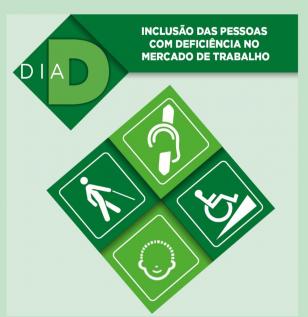 Para celebrar o Dia Nacional da Pessoa com Deficiência (21 de setembro), a Secretaria da Justiça, Família e Trabalho (Sejuf), promove nas Agências do Trabalhador do Paraná o Dia D, uma ação exclusiva para atender apenas Pessoas com Deficiência (PCDs) e beneficiários reabilitados.  A ação é realizada pelo Departamento do Trabalho e Estimulo à Geração de Renda e pelo Departamento da Política para Pessoa com Deficiência da Sejuf e contará com participação de empresas do município / região para incentivar a inc