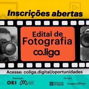 Secretaria da Justiça, Família e Trabalho, através do Departamento da Juventude, anuncia abertura de edital do Concurso de fotografias do co.liga que premiará 20 jovens