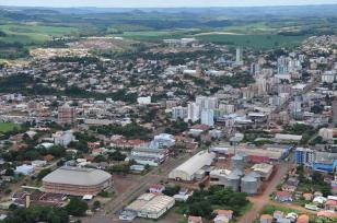 Cidade de Tapejara vista de cima