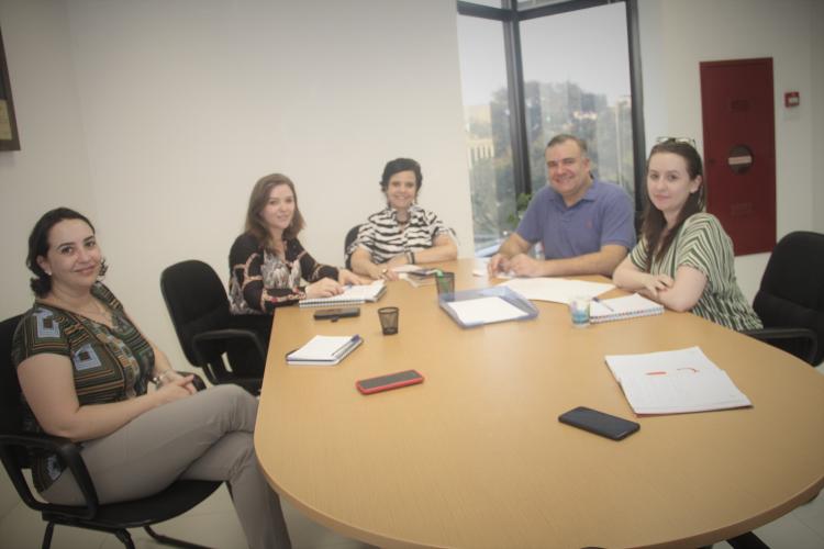 Reunião com a deputada federal Leandre