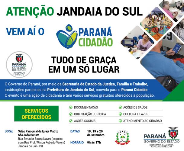 Paraná Cidadão em Jandaia do Sul