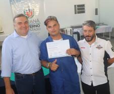 Ney Leprevost entrega certificação para mais 44 formandos das Carretas do Conhecimento, em Curitiba