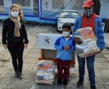 Secretaria da Justiça, Família e Trabalho distribui mais de 19 mil cestas básicas para famílias de crianças e adolescentes com deficiência e em situação de vulnerabilidade social 