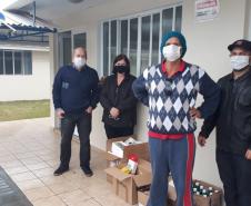 Equipamentos de Proteção Individual para atendimento emergencial nas áreas do idoso chegam em 155 municípios do Paraná