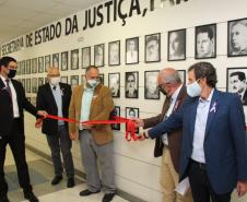 Secretário Mauro Rockenbach apresenta a nova galeria histórica de ex-secretários da Justiça do Paraná