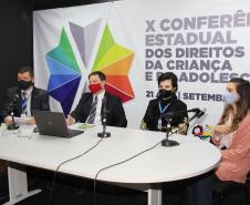 Presidente do Conselho Estadual enaltece trabalho do secretário Ney Leprevost durante abertura da Conferência da Criança e do Adolescente