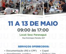 Paranaguá recebe feira de serviços Paraná em Ação e programa Justiça no Bairro