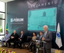 Santin Roveda participa do lançamento do E-Fórum pelo TJPR