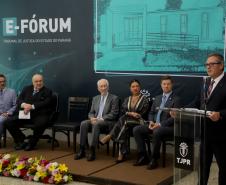 Santin Roveda participa do lançamento do E-Fórum pelo TJPR