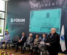 Santin Roveda participa do lançamento do E-Fórum pelo TJPR