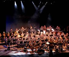 Curitiba, 03-09-2009  Concerto da Banda de Música, em comemoração aos 155 anos da Polícia Militar do Paraná.Foto: Paulo Rosa DETRAN