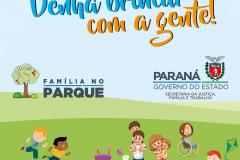 Desenho Família no Parque