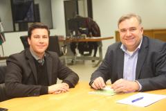 Ney Leprevost e deputado Arilson Chiorato discutem atendimento à pessoa idosa