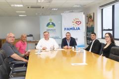 Ney Leprevost recebe a diretoria da Associação dos Produtores da Ceasa de Curitiba