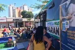 Ônibus da Agência do Trabalhador oferta vagas de emprego nas proximidades do Show Rural, em Cascavel 