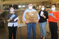 Rede Família Solidária recebe doação de 13 mil máscaras que serão destinadas a entidades sociais